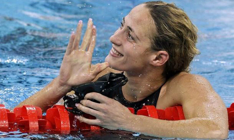 Camelia Potec, locul 4 la 400 de metri liber